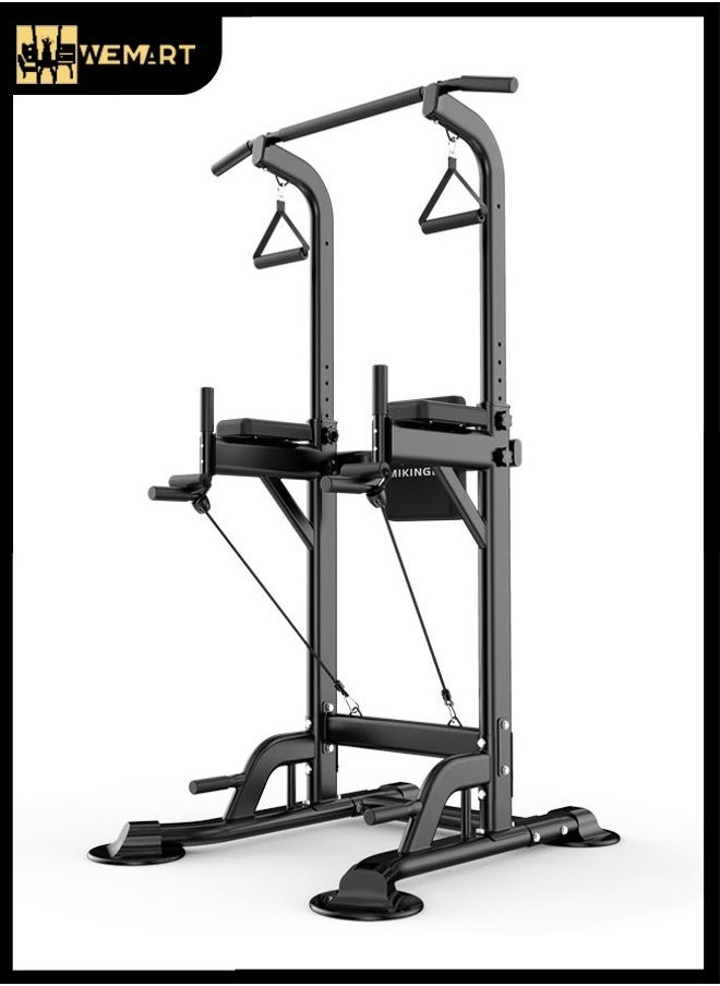 WEMART Power Tower Pull Up Dip Station Assistive Trainer Multi-Function Home Gym Strength Training Fitness Equipment grip strength trainer 400KG  - Image 1