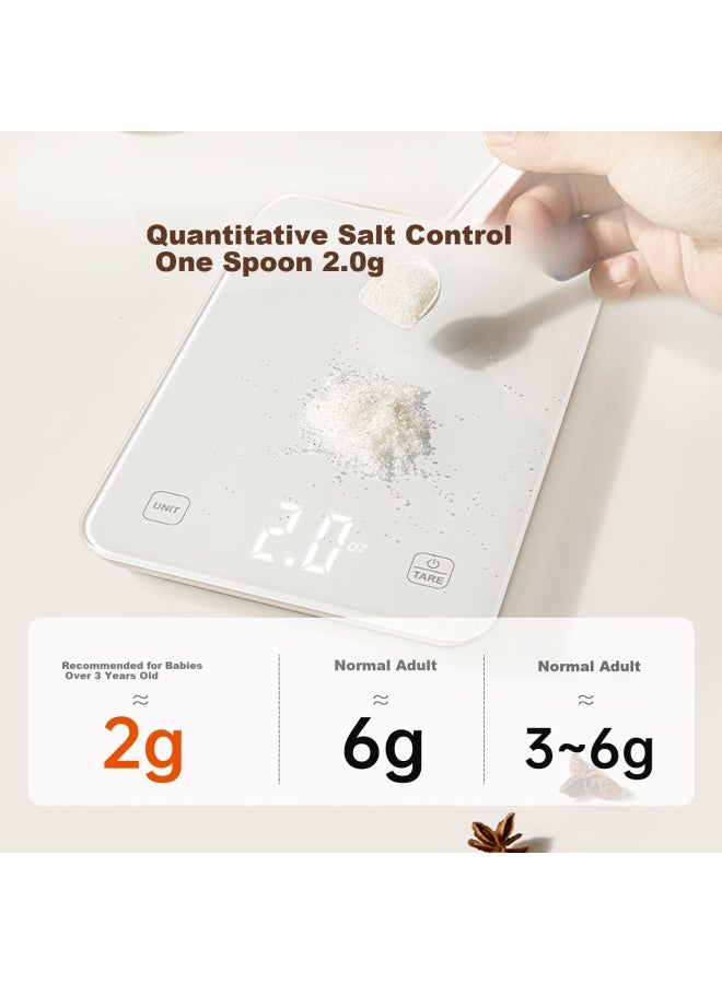House Talk Shuwushuo Multi-compartment Spice Container Set, Kitchen Salt Storage Box, Moisture-proof Four-compartment Seasoning Jar, Salt Container, Spice Jar Storage Box, Orange - Image 3
