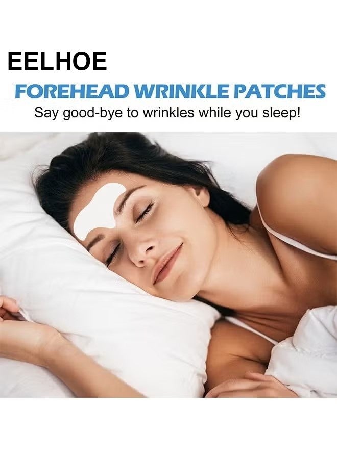 EELHOE Forehead Wrinkle Patches 12pcs - Smooth Fine Lines & Wrinkles, Anti-Wrinkle Patches with Hydrolyzed Collagen with Aloe,Vitamin E, Anti Wrinkle Patches, Forehead Wrinkles Treatment - Image 3
