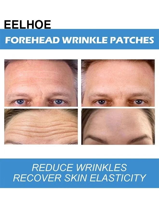 EELHOE Forehead Wrinkle Patches 12pcs - Smooth Fine Lines & Wrinkles, Anti-Wrinkle Patches with Hydrolyzed Collagen with Aloe,Vitamin E, Anti Wrinkle Patches, Forehead Wrinkles Treatment - Image 5