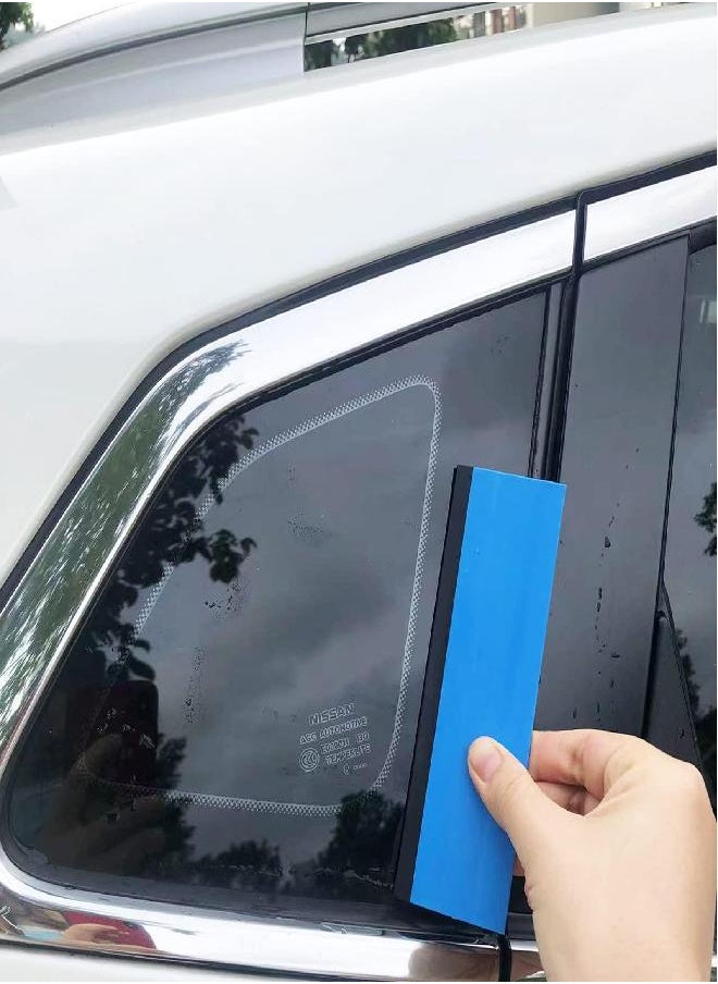 Ehdis - Ehdis 6" Block Squeegee Car Rubber Squeegee for Car Window Windshield,Film,Stickers,Decals and Vinyl Applicator Tool, Pack of 2-Blue - Image 1