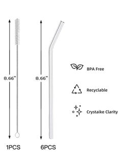 6- Reusable Transparent Glass Drinking Straws Clear 21cm - pzsku/ZCEBDE4DD34A1306C5A77Z/45/_/1720886101/305a1314-b04c-4c18-a21b-8a0cb9f398ae