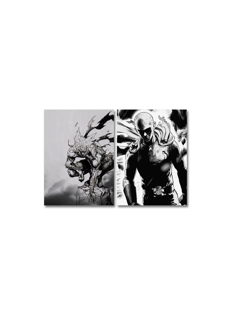 Marktna Decorative Wall Art Painting with an Animation Design,2 pieces,Size 80x60cm - Image 2