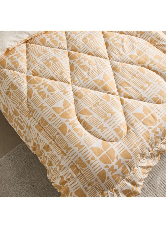 Home Box Matrix Coral Microfiber Single Comforter 220 x 135 cm  - Image 3
