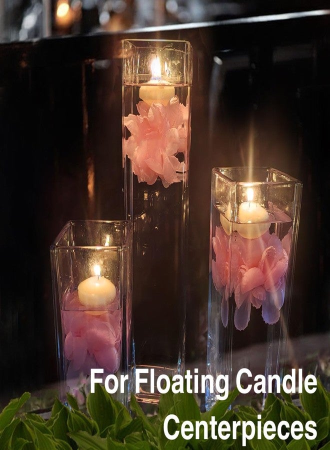 TeaSu Floating Flowers for Floating Candle Centerpieces, 12pcs Faux Flower Head for Wedding Centerpieces (Pink) - Image 2