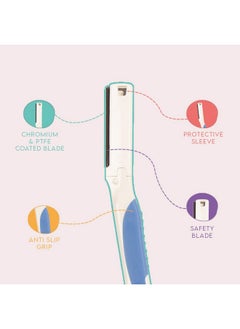 Furr Face Razor For Women | Razor For Eyebrows, Upper Lip, Forehead, Chin | Effortless Hair Removal Experience With Japanese Blade | Can Be Used Up To 5 Times | Pack Of 1  - Image 4
