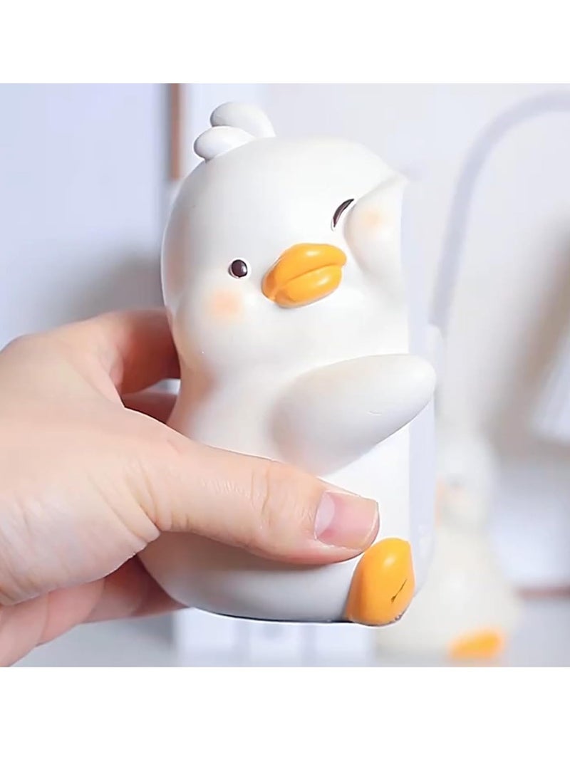 FengSVMA Hug Duck Bookends, Cute Book Ends Decorative Bookends for Shelves, Creative Resin Book Holders for Shelf Desk Home Office Decoration - Image 5