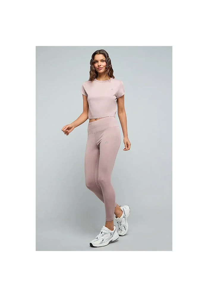 أر أند بي Solid Active Leggings With Elastic Waist