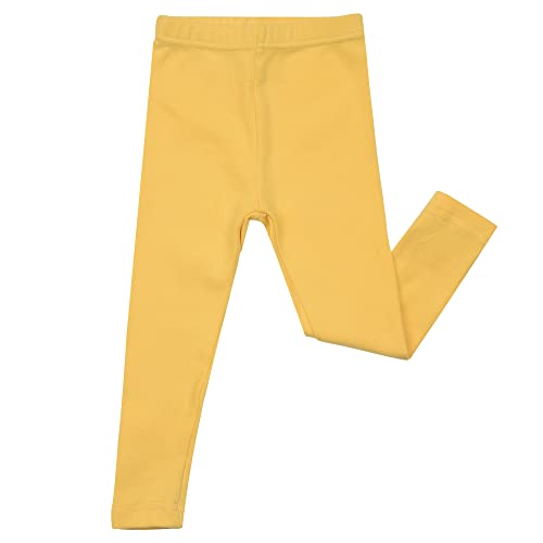 AVAUMA Baby Boys Girls Pajama Set Kids Toddler Snug fit Basic Cotton Sleepwear pjs for Daily (Yellow-2 Small) - Image 3