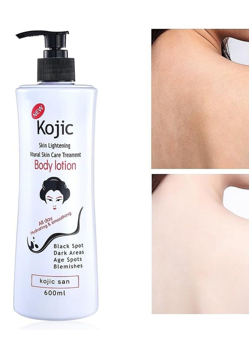 كوجي سان لوشن للجسم لتفتيح البشرة وعلاج طبيعي للبشرة 600 مل - Image 1