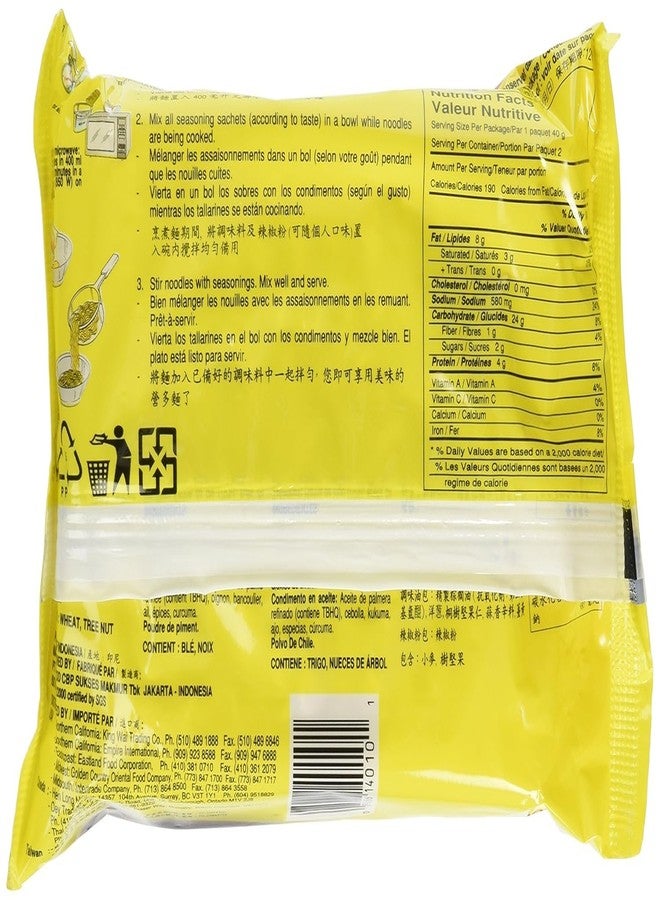 Indomie Instant Noodles Soup Chicken Curry Flavor for 1 Case (30 Bags), 2.82 Ounce (Pack of 30) - Image 2