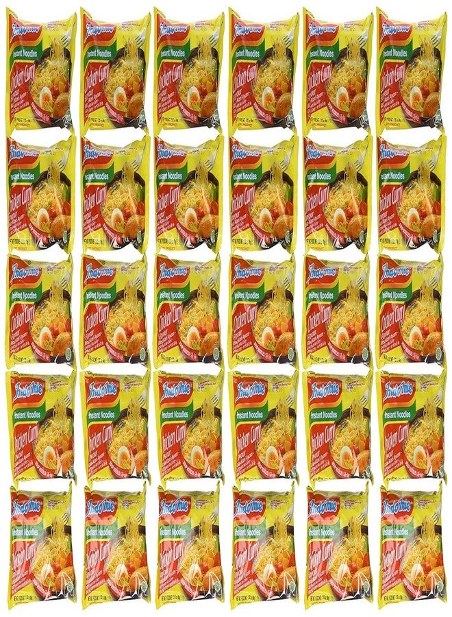 Indomie Instant Noodles Soup Chicken Curry Flavor for 1 Case (30 Bags), 2.82 Ounce (Pack of 30) - Image 1