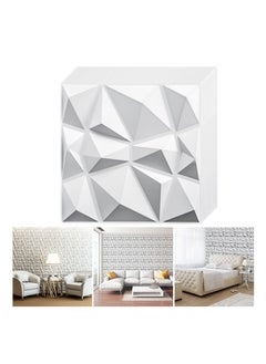 3D Diamond Design White