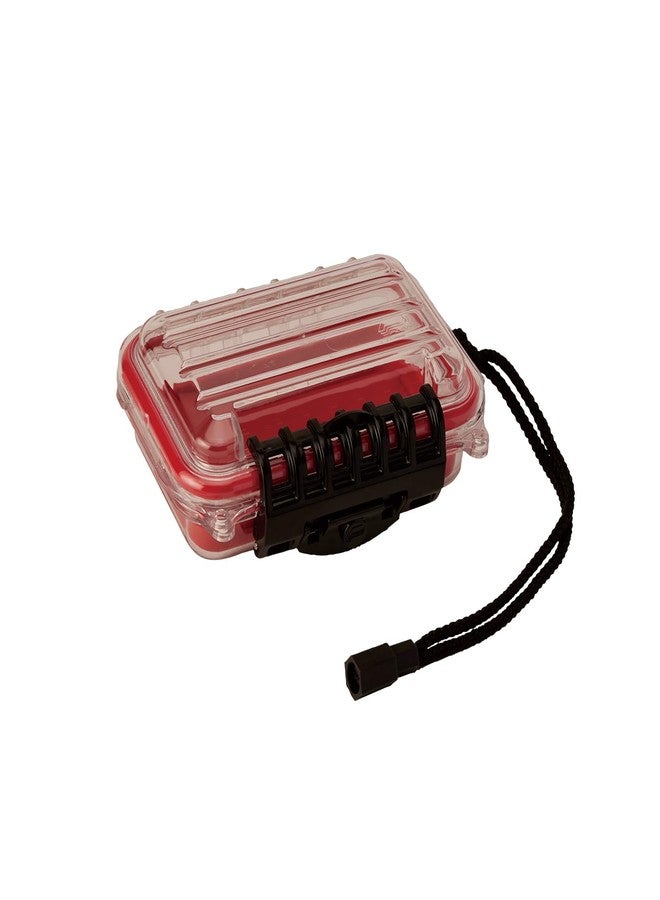 بلانو صندوق ميداني من البولي كربونات من سلسلة Plano Guide 1449، أحمر/شفاف، مقاس واحد - Image 1