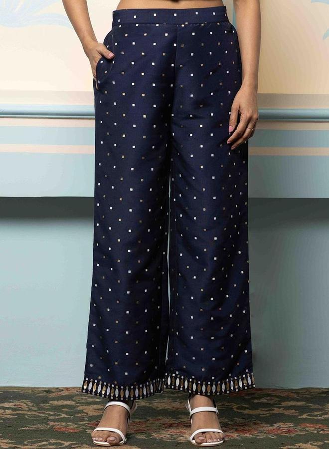 آي شين مجموعة من بنطال وقفطان مطبع بنقاط بولكا - Image 3