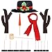 Lansian 16Pcs Christmas Snowman Decorating Making Kit Snow Toys Outdoor Fun Kids for Christmas Winter Holiday Party Decoration Gifts Funny Toys - Image 4