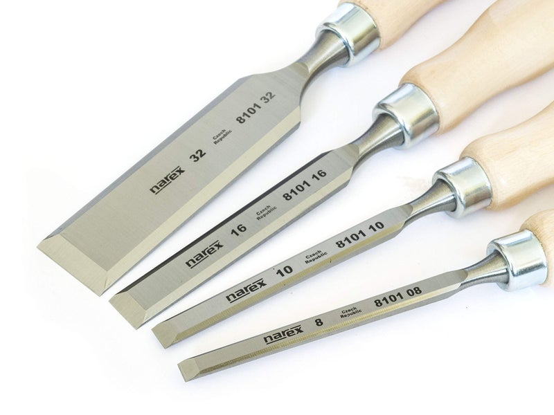 Narex Chisel Set 4 Pieces (8/10/16/32) - Image 3
