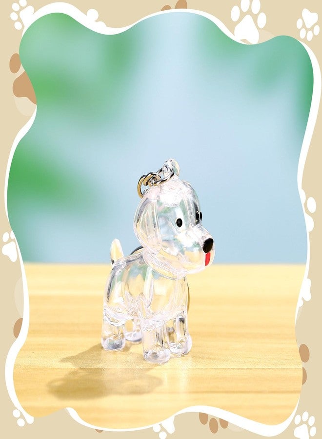 Nosiny 3 Pcs Dog Hair Collector Keychain Charm Memorial Storage Box Plastic Pet Fur Holder Keyring Cute Dog Hair Keepsake Collection with Tweezers Comb Memorial Gift for Pet Lovers(Puppy) - Image 2