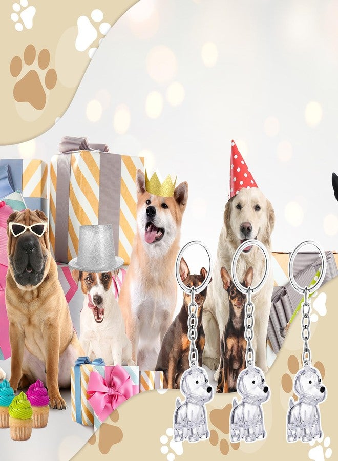 Nosiny 3 Pcs Dog Hair Collector Keychain Charm Memorial Storage Box Plastic Pet Fur Holder Keyring Cute Dog Hair Keepsake Collection with Tweezers Comb Memorial Gift for Pet Lovers(Puppy) - Image 5