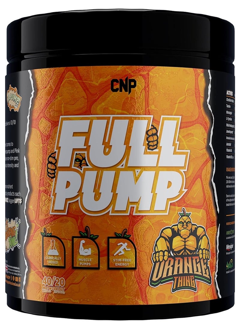 CNP Full Pump Pre-workout 300g Orange Thing Flavor - pzsku/ZCEBE97D31054E9D77318Z/45/_/1717853018/2629bf05-3c3c-472b-b55c-c069692984d5