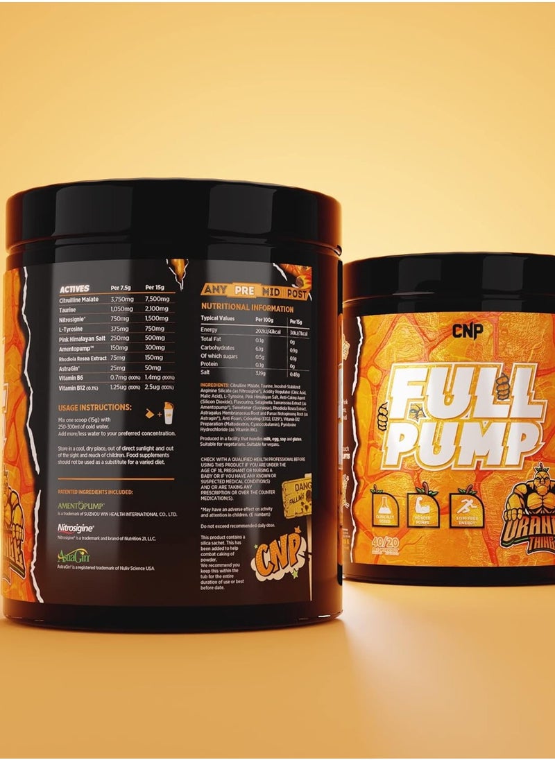 CNP Full Pump Pre-workout 300g Orange Thing Flavor - pzsku/ZCEBE97D31054E9D77318Z/45/_/1717853028/a227e735-6ff8-462e-a995-33e7d54328b3