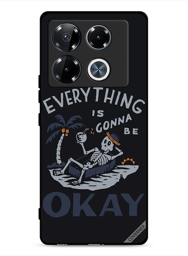 Covernex Infinix Note 40 Pro Plus 5G Protective Case Cover Everything Is Gonna Be Ok - Image 1