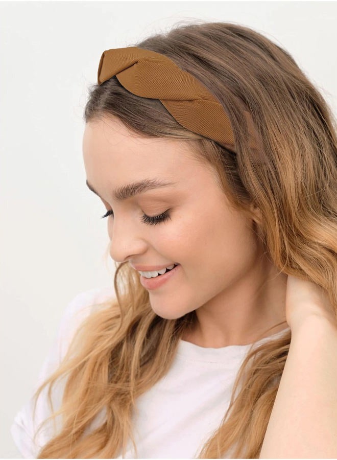 WOVOWOVO 4 Pieces Braided Headband for Women Girls Wide Hairband Fashion Non Slip Hairhoop Weaving Shape Accessories Solid Colors - Image 5