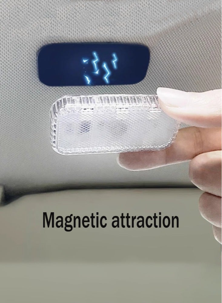 OULIYO Car Interior Lights Wireless LED - USB Chargeable Ceiling Lamp, Hand Reading Light & Door Light For Night Time Illumination - Image 2