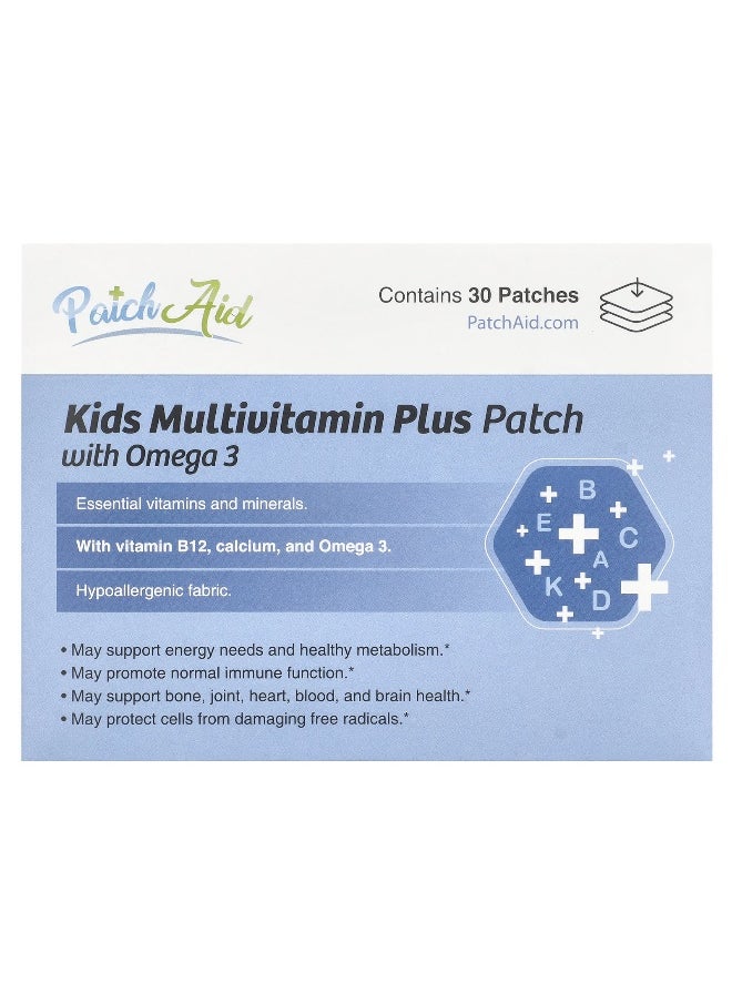 PatchAid - PatchAid, Kids Multivitamin Plus Patch with Omega 3, 30 Patches - Image 1