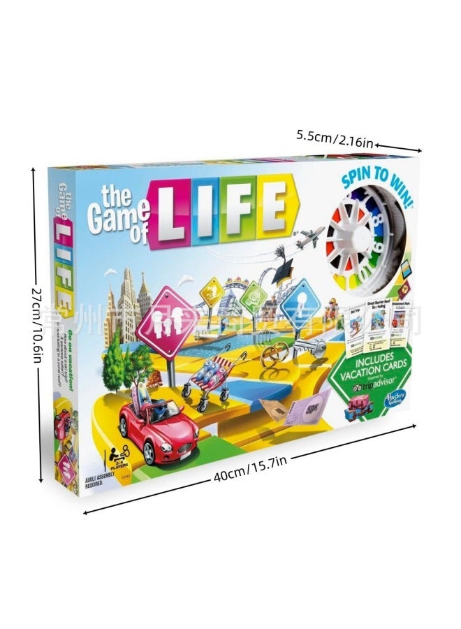 6188-8 The Game Of Life English Card Game The Game Of Life Game The Game Of Life Board Game