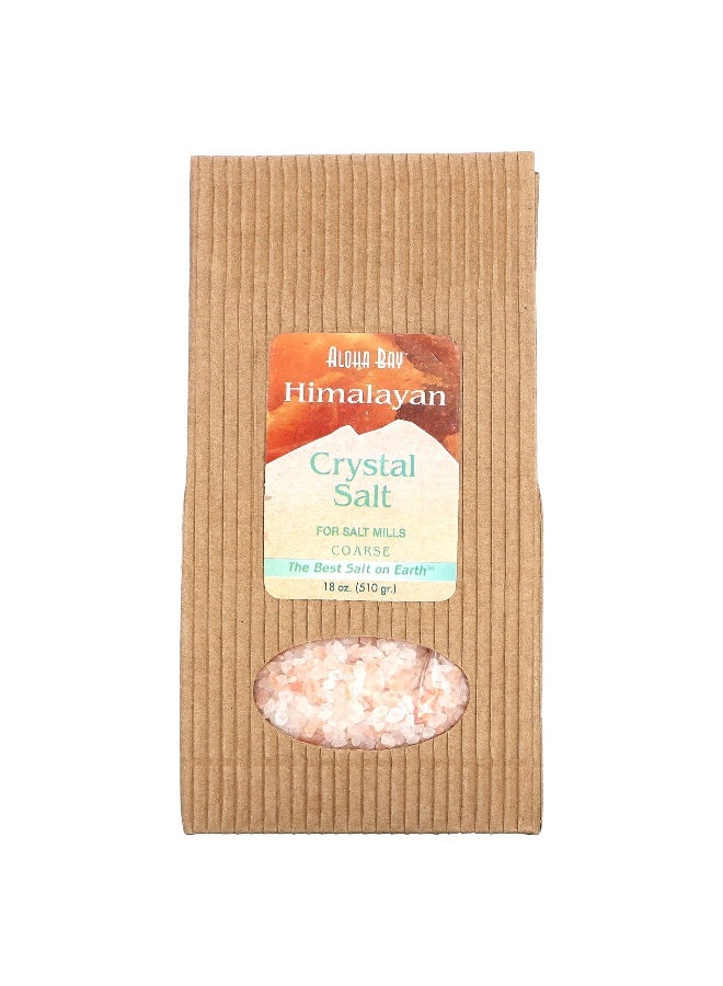 Aloha Bay Aloha Bay, Himalayan Crystal Salt, Coarse, 18 oz (510 g)  - Image 1