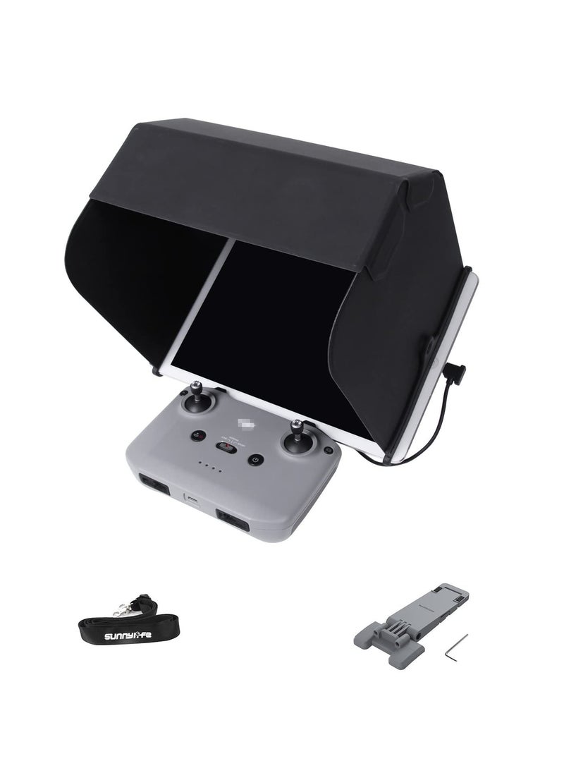 KASTWAVE Sunshield Sunshade for DJI mavic 3/Mini 2/Mavic Air 2/DJI Air 2S Controller Accessories, Foldable Display Sunshade (7.9 inches)  - Image 1