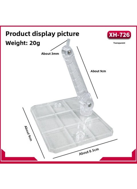 HG/BB Model Bracket Suitable For Gundam Model Hand-made Doll SHF Saint Ultraman Mask Knight-Color:XH-726: Transparent Bracket
