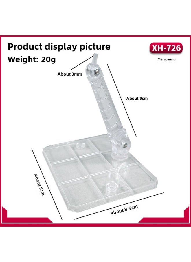 HG/BB Model Bracket Suitable For Gundam Model Hand-made Doll SHF Saint Ultraman Mask Knight-Color:XH-726: Transparent Bracket