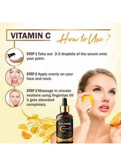 Quat Combo Pack Vitamin C With E Face Serum With Vitamin C Face Gel For All Skin Types  - Image 3