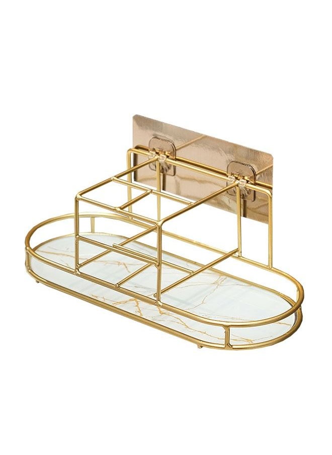 ZCM-HAPPY Bathroom Rack Toiletries Organizer Wall Mounted Storage Rack  - Image 1