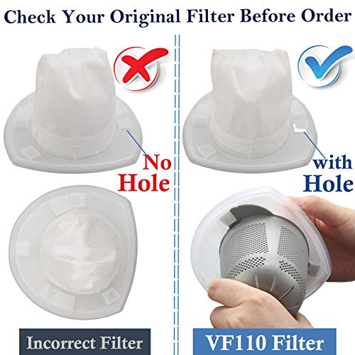 FFsign 10 Pack Replacement Filter for Black & Decker Power Tools VF110 Vacuum CHV1410L CHV9610 CHV1210 CHV1510 CHV1410 CHV1410B BDH2000L, 90558113-01 - Image 2
