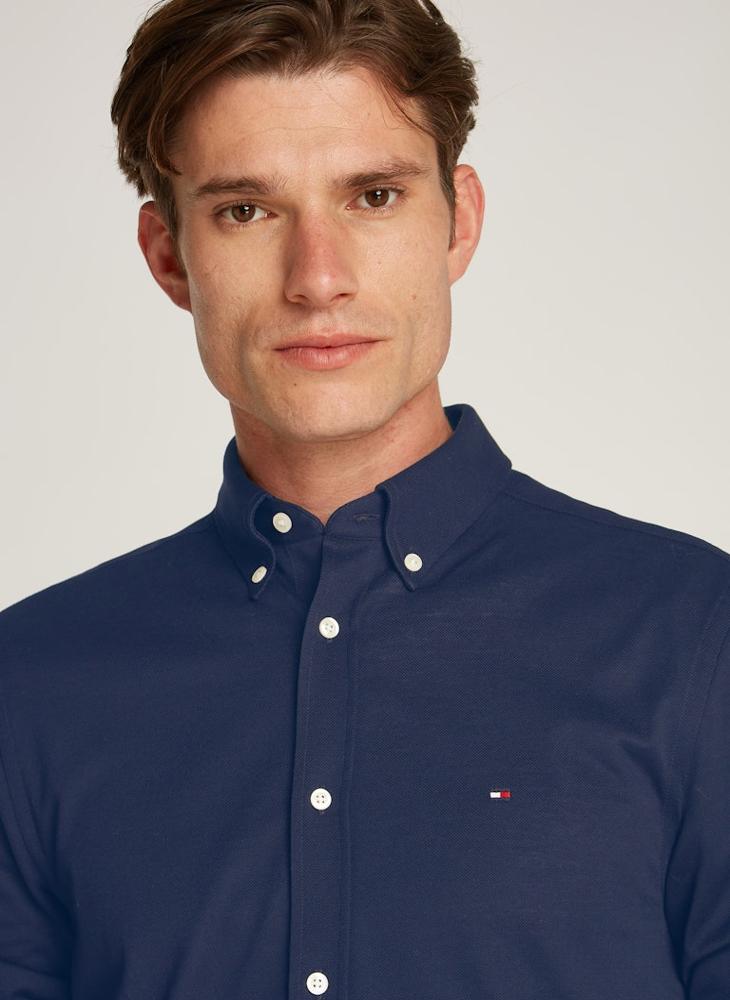 TOMMY HILFIGER Slim Dobby Shirt - Image 3