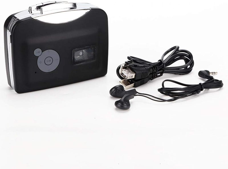 woobles Tape MP3 Converter, Tape Converter, Cassette to MP3 Converter, with Headphones, with Playback Function, Cassette Converter, Digital Stereo for Home, for Outdoor- - Image 1
