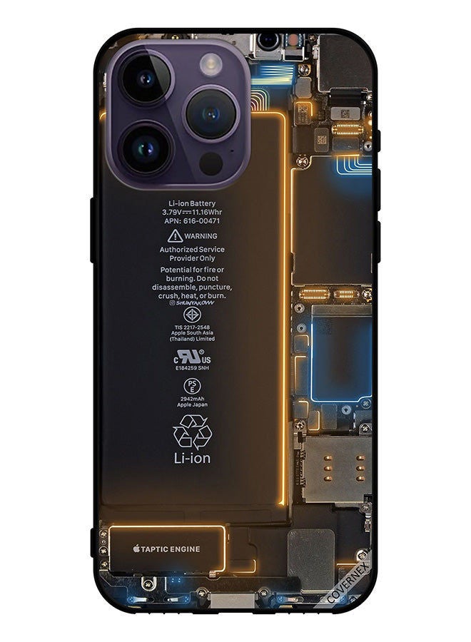 Covernex غطاء حماية لجهاز آبل آيفون 14 برو ماكس مع نمط داخلي خلفي - Image 1