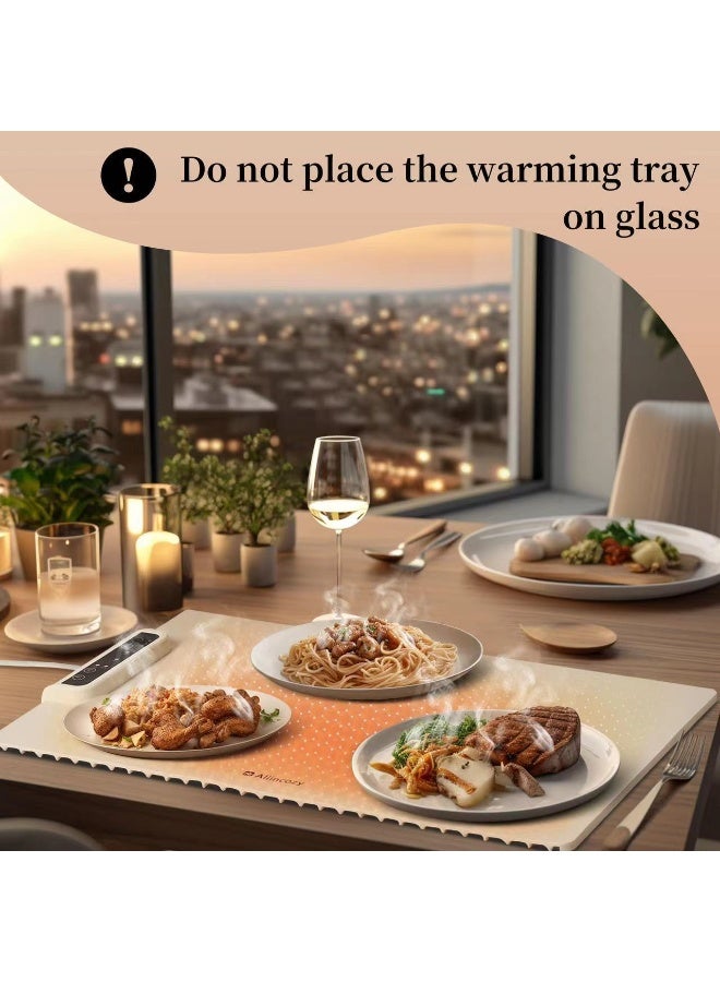 عام ترموستاتي سيليكون حصيرة متعددة الوظائف للطي الخضار الخضار الاحترار لوحة التدفئة المنزلية المحمولة الغذاء حصيرة - Image 5