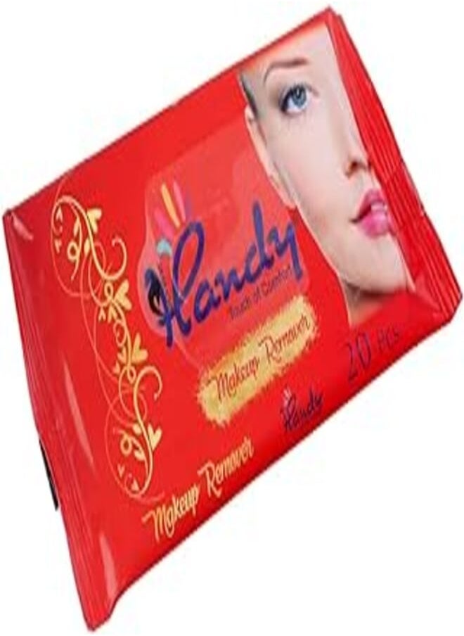 Handy Handy makeup remover wet wipes pack of 20 wipes 