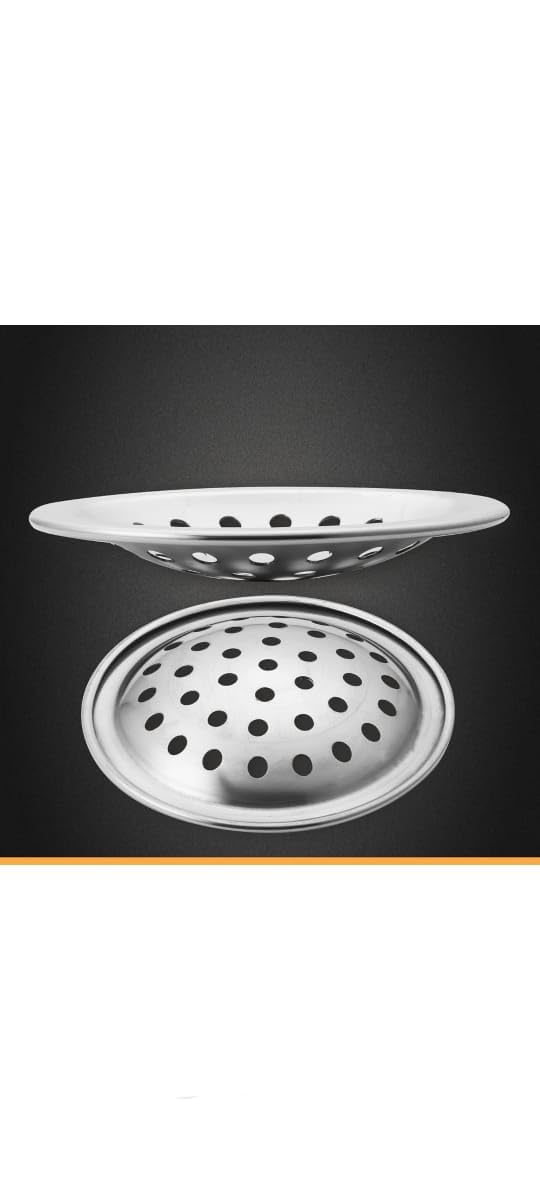 UNIKITCH ACCESSORIES UNIKITCH Premium Grade Stainless Steel Solid Polka Floor DrainerJali 3inch Set of 2 - Image 2