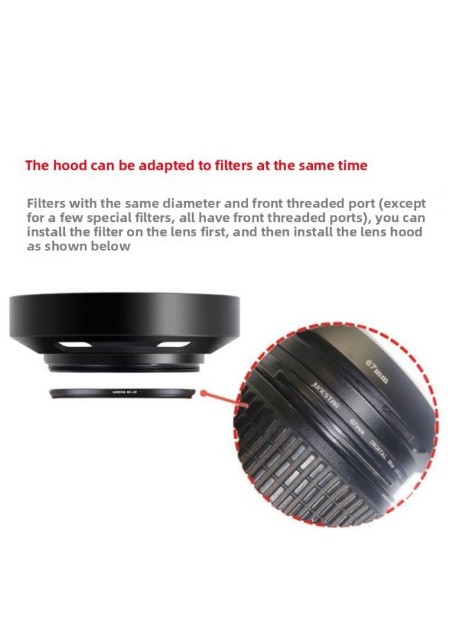 مناسبة لغطاء معدني مجوف من النوع T مناسب لعدسة Leica/Zeiss/fulunda/سبعة حرفيين اللون: 39mmT غطاء معدني مجوف - Image 5