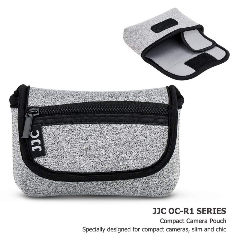 JJC Compact Camera Case Travel Pouch Sleeve for Sony ZV-1 II ZV1II ZV1F ZV-1F ZV1 RX100 VII VI VA Canon G7X G5X G9X SX740 Olympus TG-7 TG-6 TG-5 TG-4 Fujifilm XP130 XP140 XP90 Ricoh GR III II & More - Image 2
