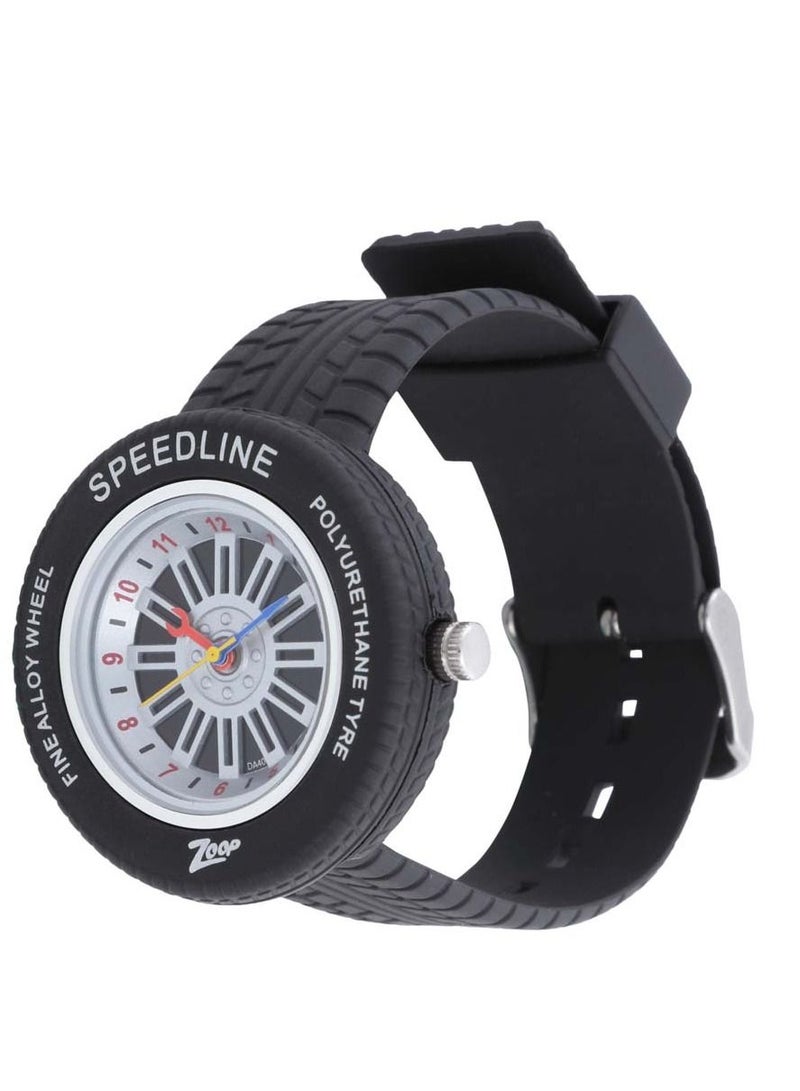 Zoop Silver Dial Watch with Plastic Case - Image 3