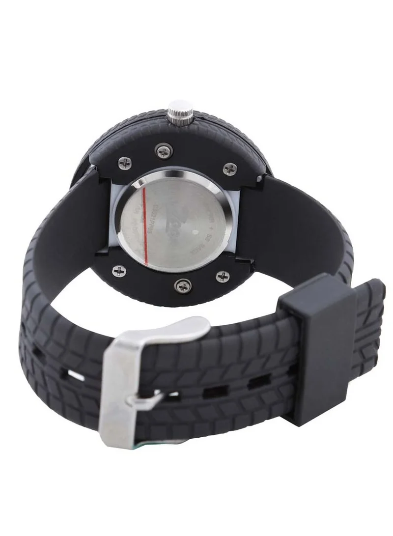 Zoop Silver Dial Watch with Plastic Case