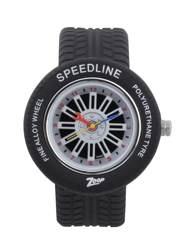 Zoop Silver Dial Watch with Plastic Case