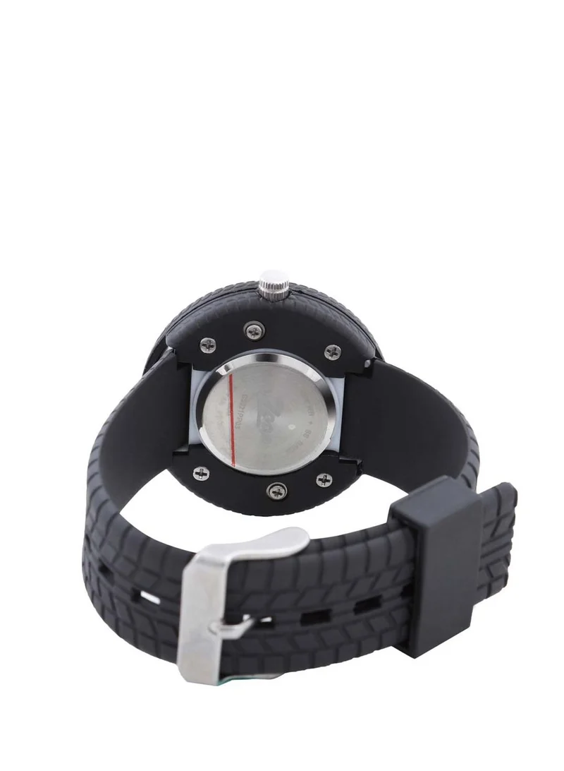 Zoop Silver Dial Watch with Plastic Case