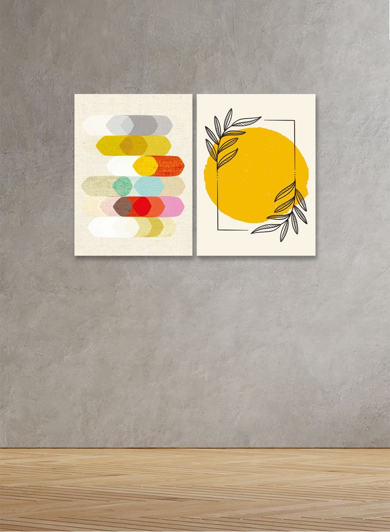 Marktna Decorative Wall Art Painting with a Modern Design,2pieces,Size80x60cm - Image 1
